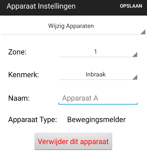 Als u de App voor de eerste keer instelt, dan is het raadzaam om eerst een synchronisatie met het paneel te doen.