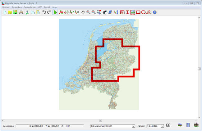 1 Eerste stappen 7 Eerste stappen Na de installatie en de activatie van het programma, bent u klaar om uw eerste route uit te stippelen.