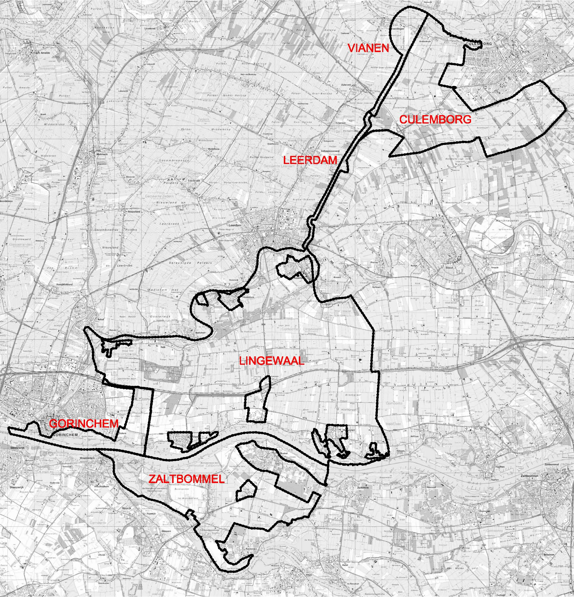 Het voorliggende bestemmingsplan beslaat het grondgebied van de gemeente Vianen. 1.