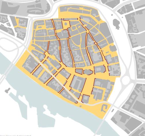 2. Situatie 2.1 Omgeving Het plangebied ligt aan de zuidelijke kant van het centrum en is onderdeel van het project zuidelijke binnenstad.