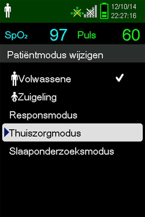 Aanvullende patiëntmodi 2.