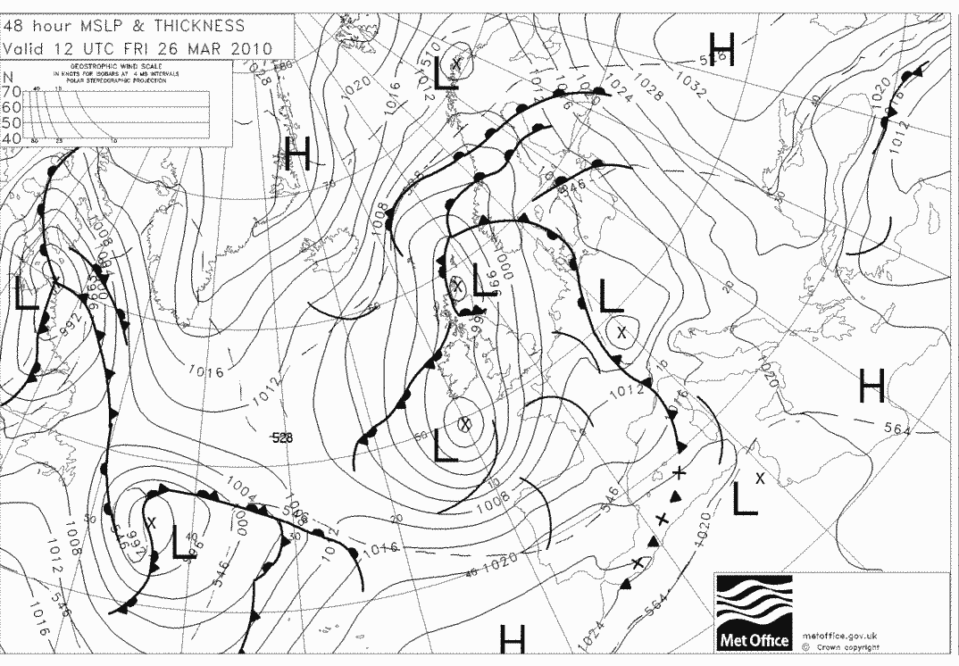 Forecast +48 26 mrt Meteo