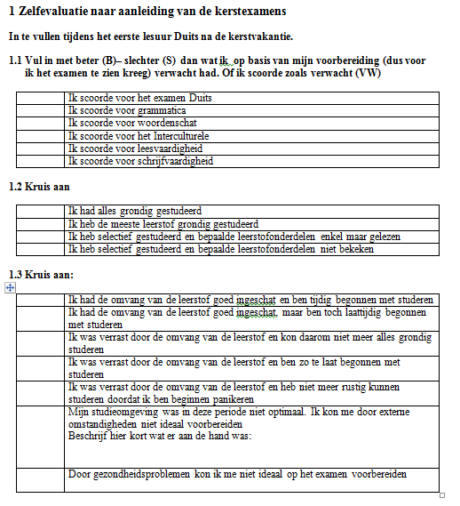 Fiche 3: Voorbeelden en modellen 1