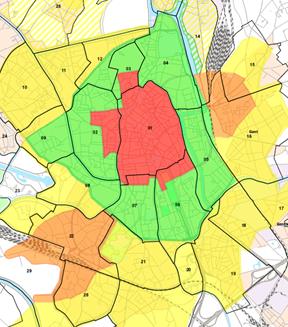 4. Autoparkeerbeleid - straatparkeren Gele zone: Straatparkeren:» prioriteit aan bewoners