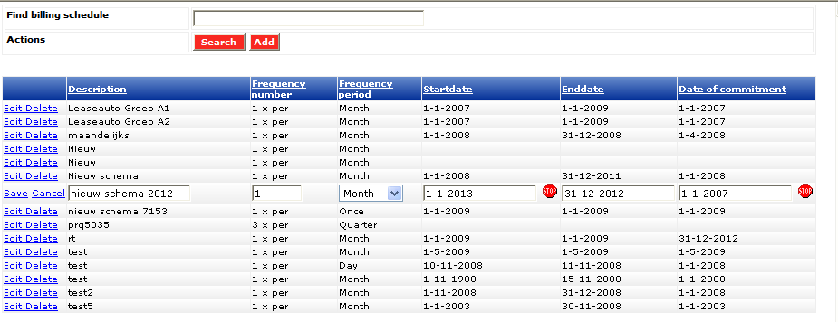 PRQ-7920 Layout of position stop sign in billing schedules is confusing CMM If a billing schedule in CMM is modified (for example enddate before start date) a