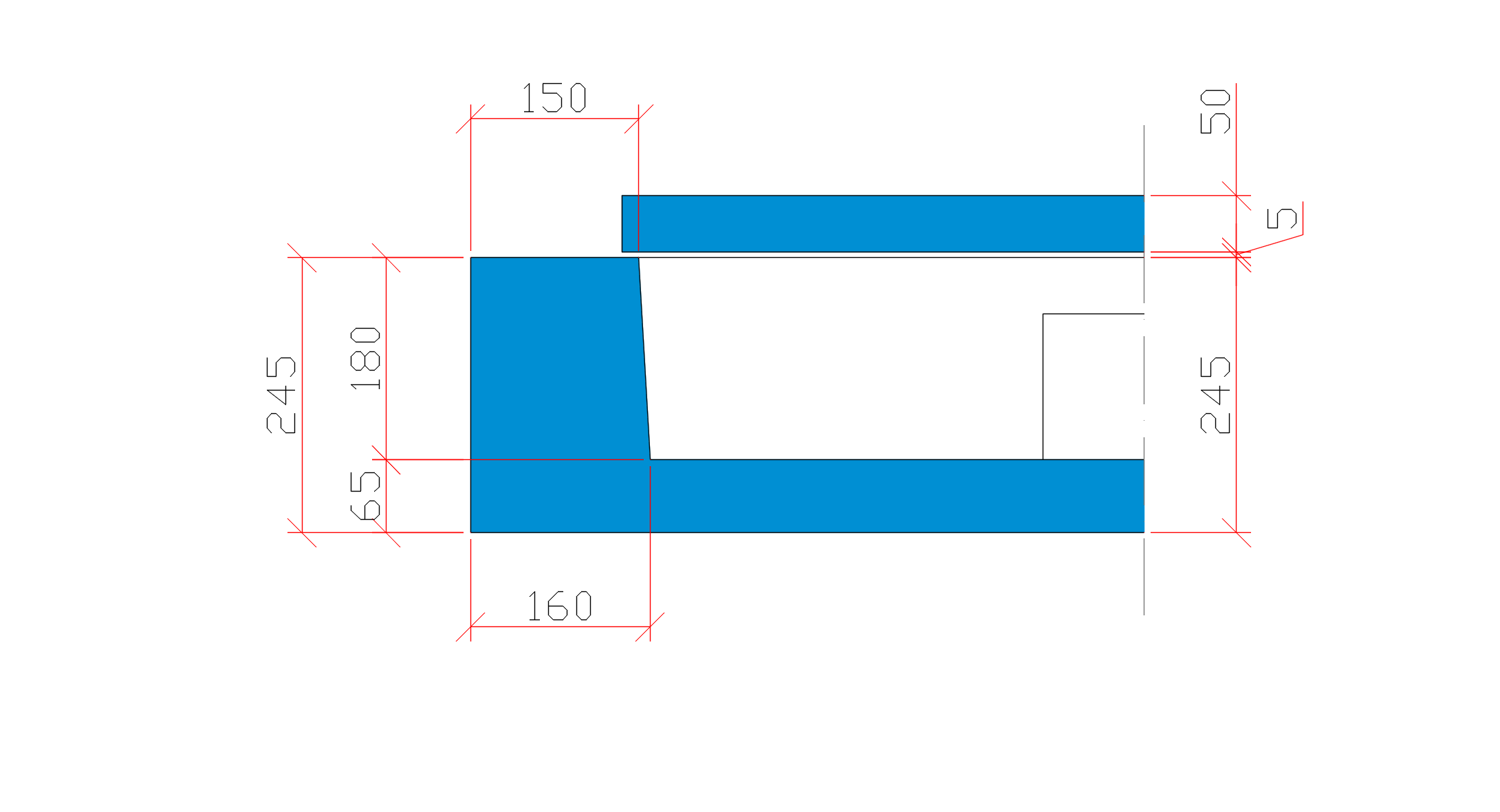 eigenschappen AFMETINGEN VLOERDIKTE Basiselement Standaard vloerpakket Lengte: 4800 mm 7500 mm Overspanning tot 6200 mm* 300 mm Standaardbreedte: 3500 mm Overspanning tot 7000 mm* 335 mm Overspanning