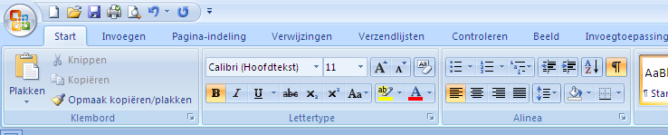 Algemene tips Word Control + A = alles selecteren Control + C = kopiëren Control + V = plakken Control + Z = laatste actie ongedaan maken Control Enter = Pagina-einde invoegen, u plaatst nu de tekst