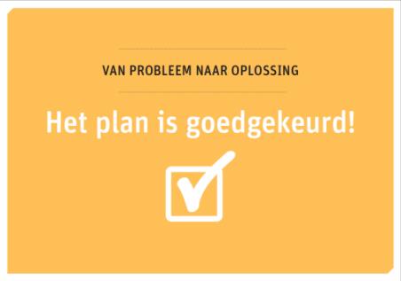 Van probleem naar oplossing 1. Er is een probleem in de gemeente. Er is een gevaarlijk kruispunt. Er ligt zelfs een fietser in het ziekenhuis omdat hij werd aangereden. 2.