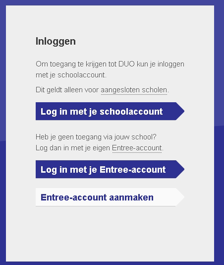 2.2 Registratieproces bij Entree Om via Inloggen met Entree toegang te krijgen tot Zaken doen heeft u een werkend Entree-account nodig. Zonder dat Entree-account kunt u niet op Zaken doen werken.