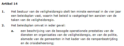 Net als bij de nationale risicobeoordeling dienen de veiligheidsregio s elk jaar het risicoprofiel te herijken.