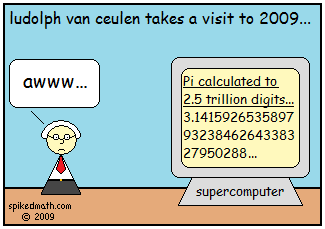 9.4 De cirkel [1] Een speciaal getal in de wiskunde is het getal pi (π).