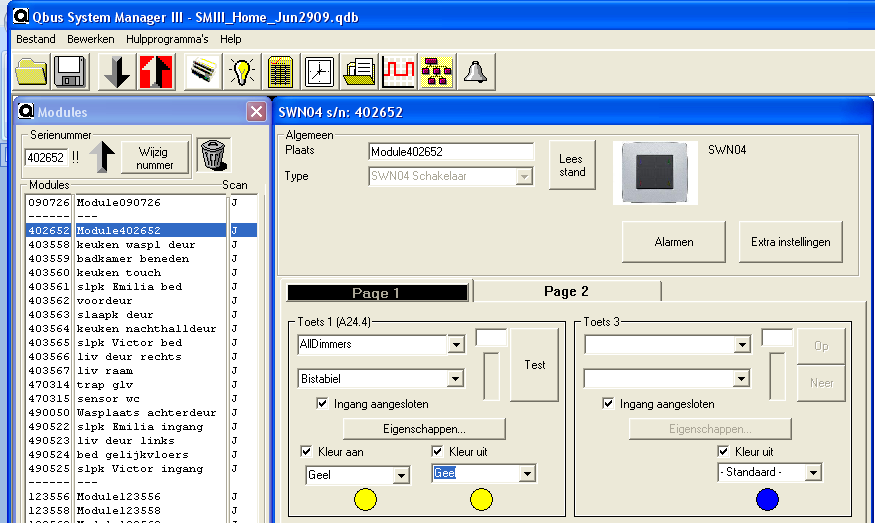 U kunt een nieuwe multilink selecteren - bv.