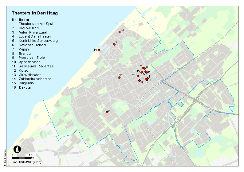 4.4 AANBOD THEATERS Het Haagse cultuuraanbod bevat naast de musea tal van activiteiten op het terrein van de podiumkunsten.