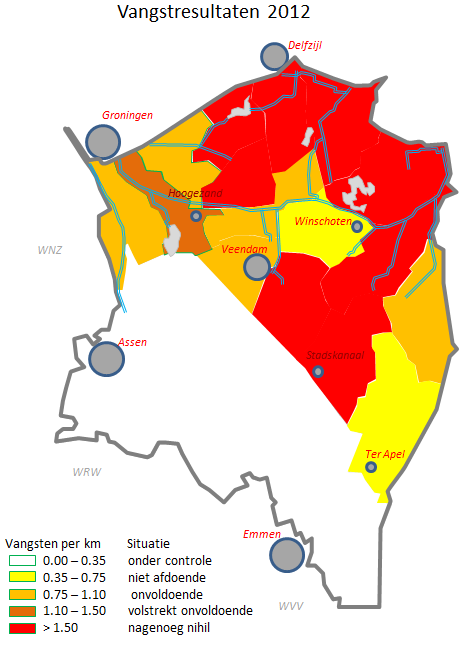 In deze gedragscode zijn ook de toegestane vangmiddelen beschreven om het dierenleed te verminderen. Landelijk zijn en worden proeven gestart om de vangmethoden te verbeteren.