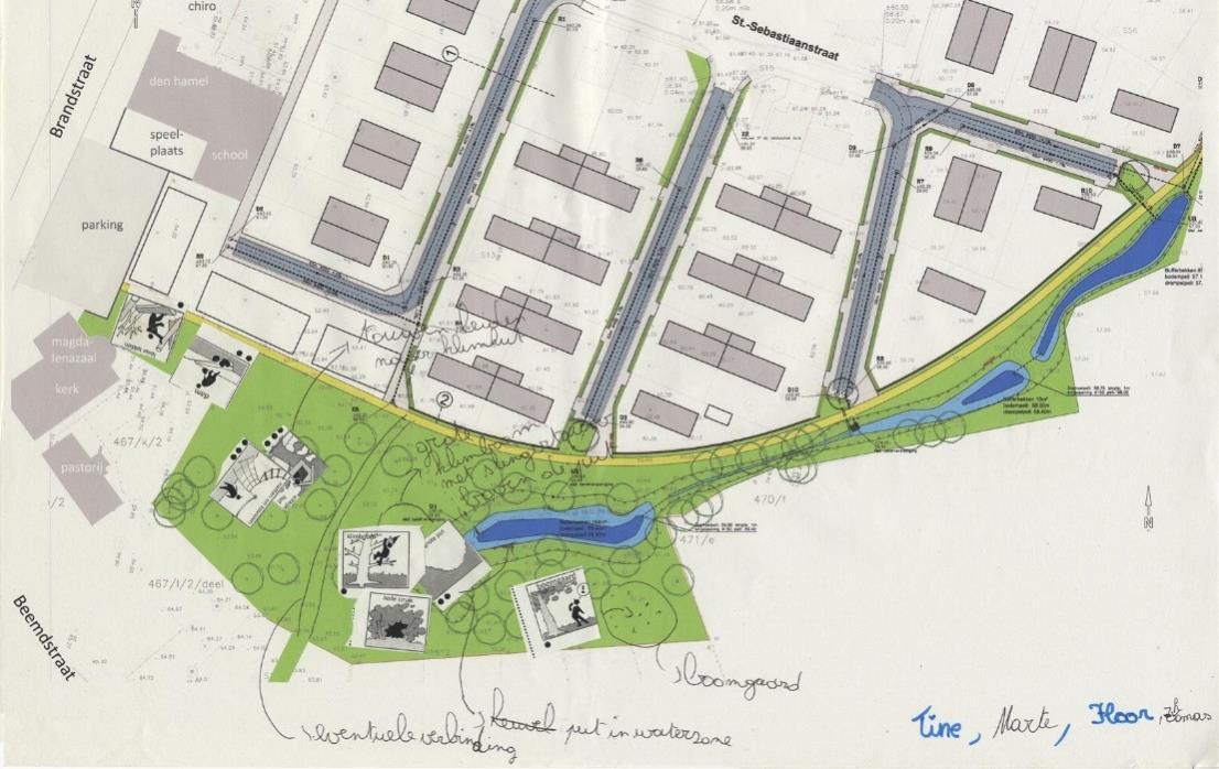 3. Stratenplan van gemeente met aanduiding van de belangrijkste plekken: Wie niet zo handig is met computer, kan ook met een stratenplan van de gemeente werken.