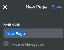Webpagina s toevoegen Bovenaan klikken we op Pages. Dit is de derde knop als we beginnen te tellen van links in de blauwe balk bovenaan.