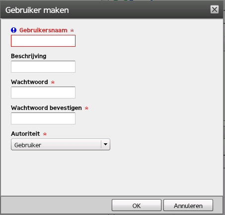 Teller voor het verlopen van wachtwoorden instellen 3 4. Voer voor de vereiste eigenschappen waarden in of selecteer deze. Gebruikersnamen zijn hoofdlettergevoelig.