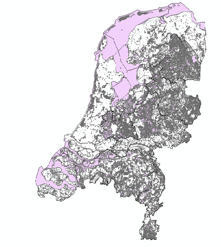 Ambitiekaart (BeheergebiedAmbitie) Onderstaande afbeelding geeft een beeld van de ambitiekaart in Nederland. Elke provincie heeft de ambitiekaart in 2014 gevuld.