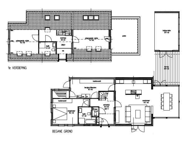 Laatstgenoemde bouwwerken zijn min of meer vergunningsvrij. Het gebouw wordt verder helemaal omgebouwd tot een eigentijdse woning die zal voldoen aan de gemeentelijke bouwvoorschriften.