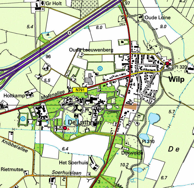 8.6 Wilp 8.6.1 Ruimtelijke analyse Ligging Wilp ligt in het oosten van de gemeente Voorst op de stroomruggronden langs de oude Wilpse dijk.