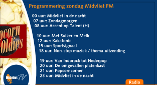 12. Midvliet op televisie (kabelkrant) Midvliet verzorgt een kabelkrant voor alle Ziggo-abonnees in Leidschendam-Voorburg en Wassenaar.