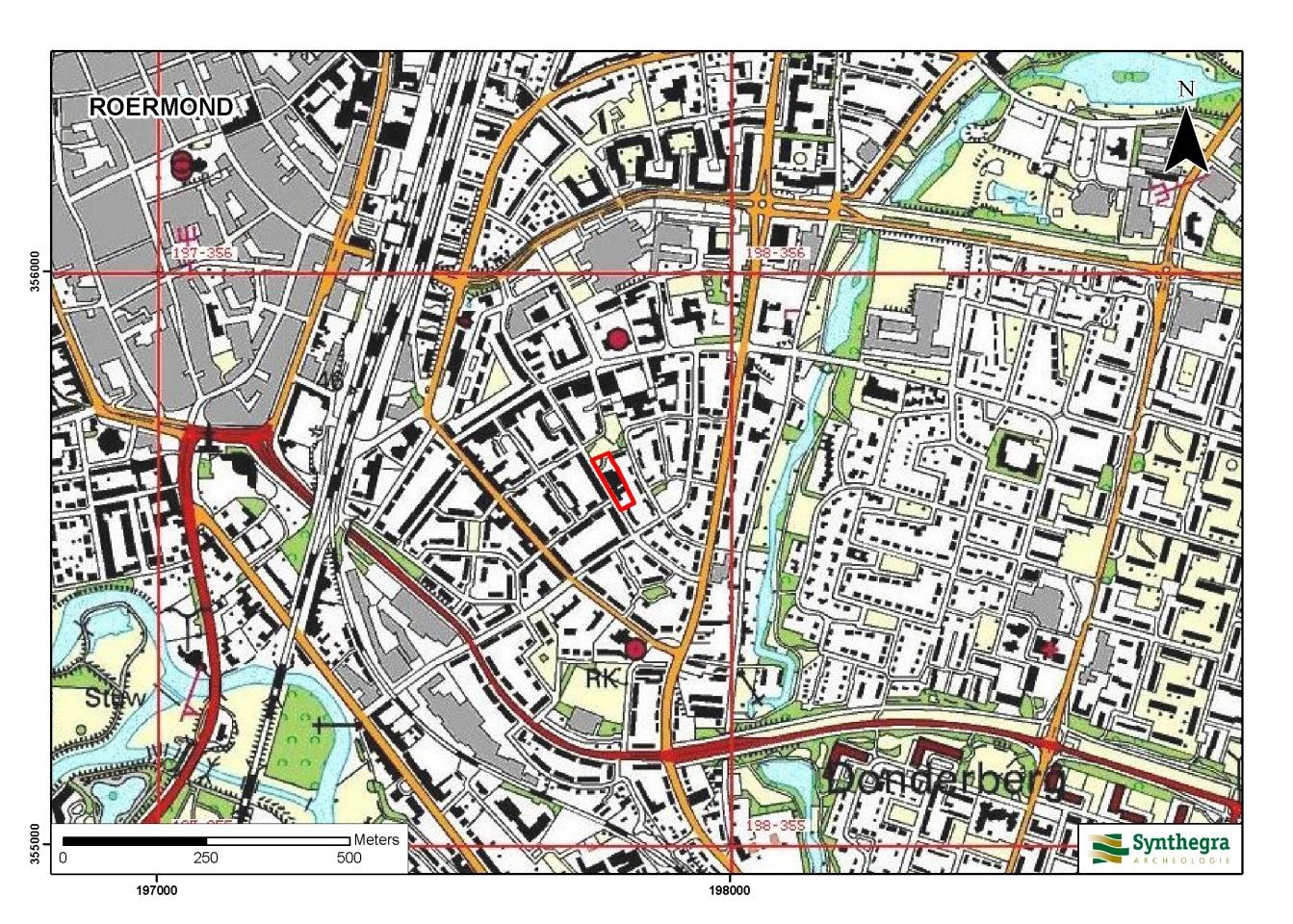 1.3 Ligging en huidige situatie plangebied Het plangebied is circa 2910 m 2 groot en ligt aan de Koningin Regentesselaan in Roermond (afbeelding 1.1).