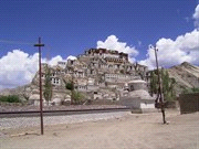 Een vrije dag in Leh. Om op deze hoogte te acclimatiseren is het belangrijk erg rustig aan te doen.