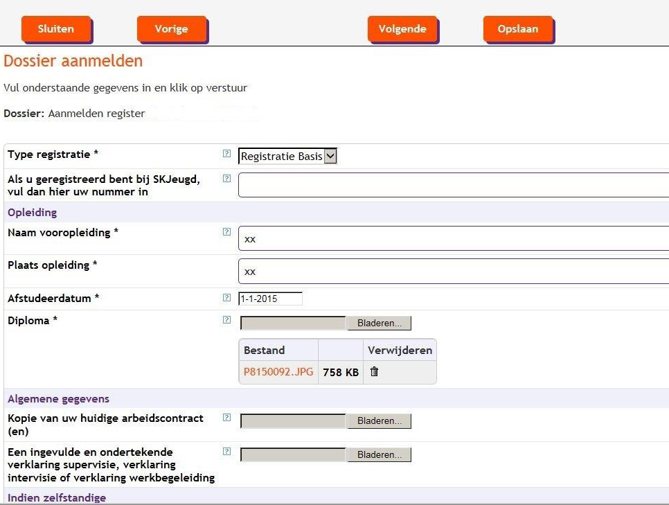 13. U komt nu in het volgende scherm: Voorwoord 5 1 De organisatie 6 1.1 Commissies 7 1.2 Missie en visie 7 2 Actuele ontwikkelingen 9 3 Speerpunten 10 3.1 Positionering Registerplein 10 3.