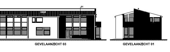 Afbeelding 2: ontwerp met nieuwe inrichting van het perceel, inclusief uitbreiding gebouwen