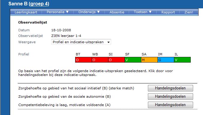 Observeren Werken met ZIEN! vraagt van leerkrachten de bereidheid zich te bekwamen in het observeren van gedrag. Dat vraagt oefening. Wij adviseren scholen om daar bewust aandacht aan te schenken.