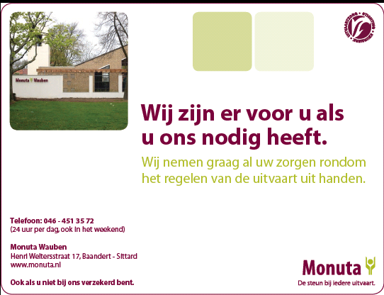 Ook kunt u per mail contact opnemen met de kerkmeester die de registratie en informatie van de RK Urnenhof bijhoudt: hans.gerards@online.nl advertentie Digitaal Parochieblad?