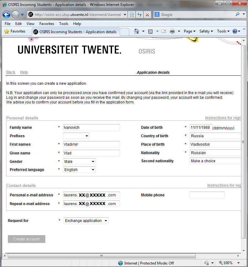 3) Te verrichten handelingen: Gebruik een case uit het bijgevoegde Excel formulier.