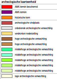 Figuur 3.3: Archeologische verwachtingswaarde Archeologische beleidskaart Werkendam [Werkendam.nl] 3.6 Mobiliteit en parkeren Het plangebied wordt ontsloten door de Kooikamp.