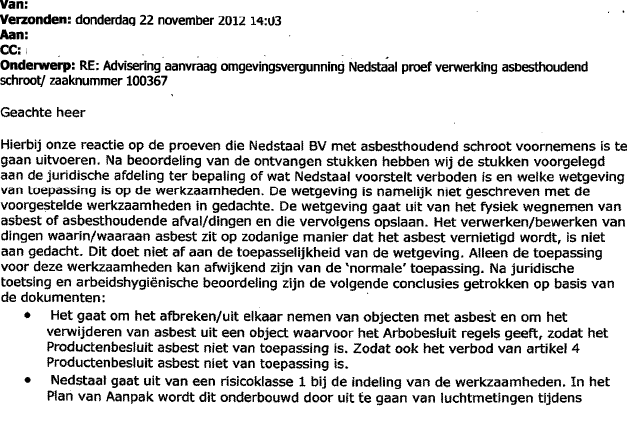 4.9 Welk onafhankelijk laboratorium wordt/ is hiervoor verzocht/gecontracteerd en welke trackrecord hebben die op dit specifieke gebied? 4.