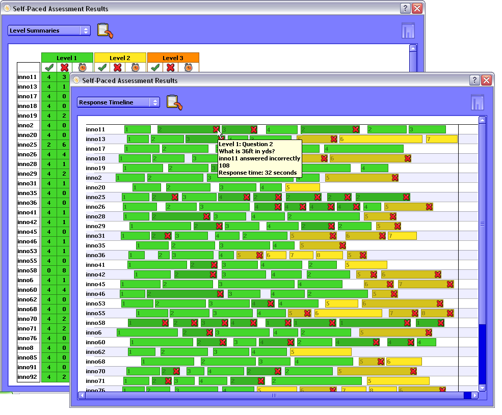 Snelstartgids Learner Response Systems ActivInspire Zodra een antwoord verzonden is, wordt dit in ActivInspire weergegeven en hebt u de keuze uit verschillende