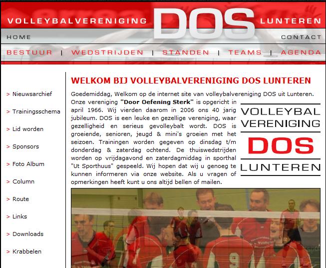 [ DOSSIER ] [ CLUBBLAD VAN VOLLEYBALVERENIGING DOS LUNTEREN ] Van de voorzitter Het seizoen 2009-2010 is al weer voorbij!