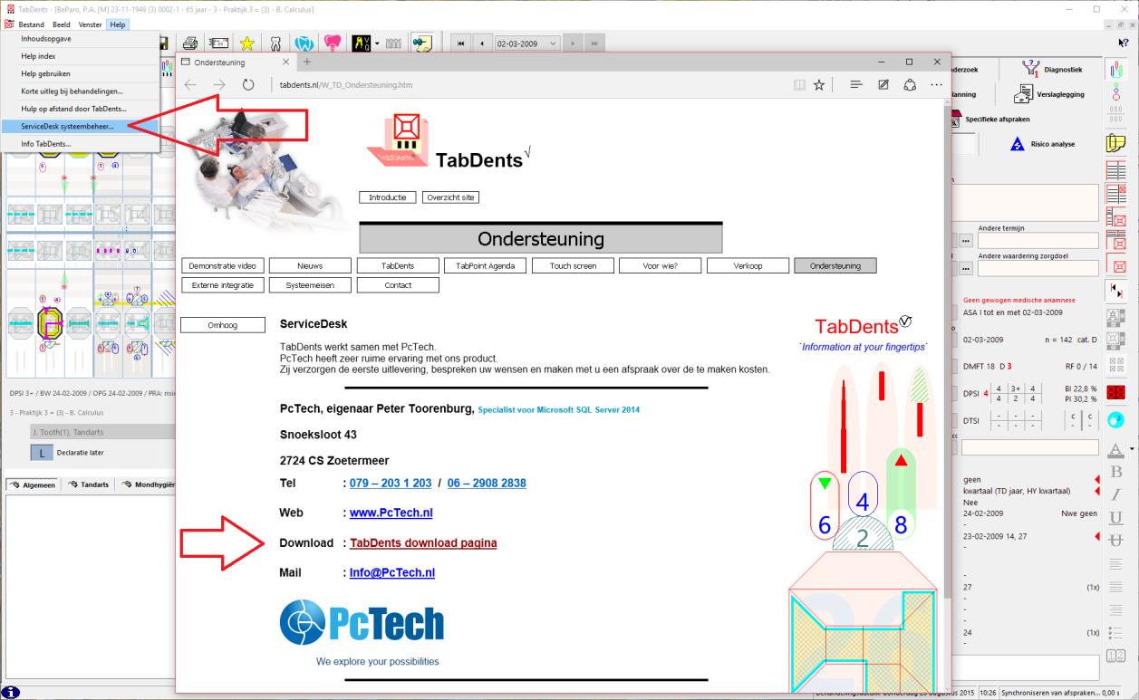 tandheelkundig communicatie- en managementsysteem De TabDents NROI koppeling De applicatie TabDents - NROI koppelt TabDents aan het Nationaal Register Orale Implantologie.