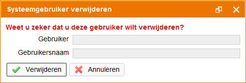 2.3 Gebruikers Handleiding LB LRP 2.3.3 Gebruiker verwijderen Let op: bij het verwijderen van een gebruiker worden ook diens persoonlijke notities uit LRP verwijderd.