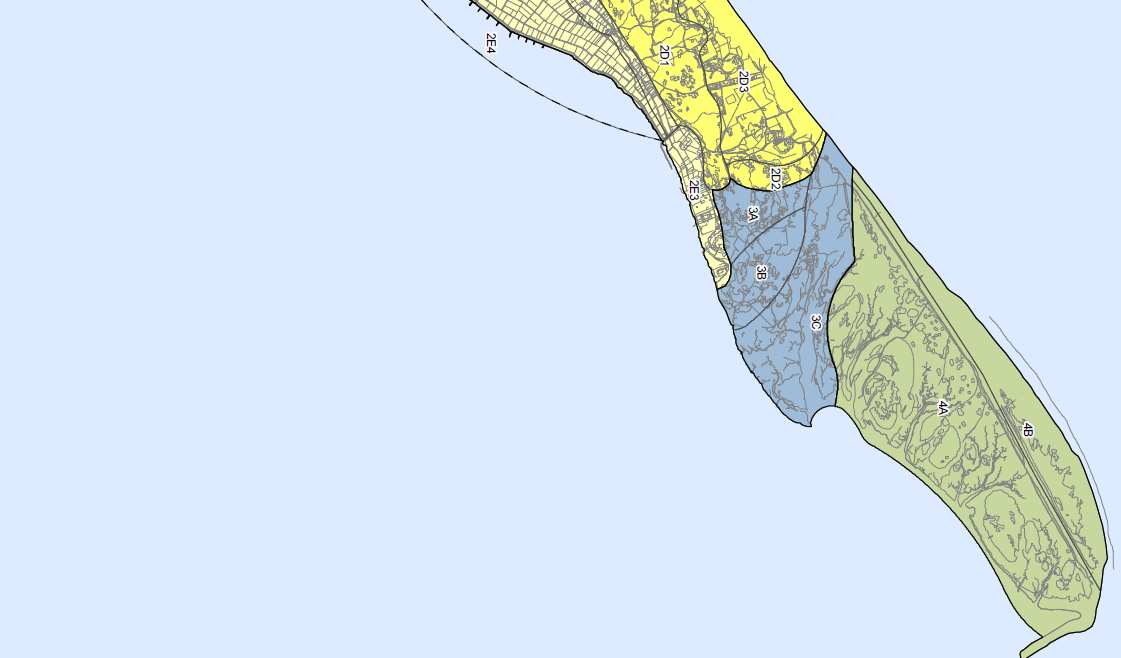 17 Figuur 3.3 : Landschapsecologische gebiedsindeling. Verklaring getallen, zie schema vorige en volgende bladzijde.