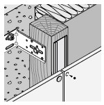 Blad 35 9 Bevestigingsartikelen 9.1 Bevestiging van panelen op houten regelwerk TORX plaatschroef RVS A2 Houtschroef - ronde bolkop 12mm (torx-inslag nr. 20) Ø x L Kleur Code verpak.