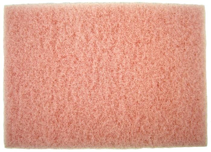 Pad roze Ontworpen voor dagelijks boenen op zachte tot medium harde vloeren. Verwijdert strepen of schuurplekken.