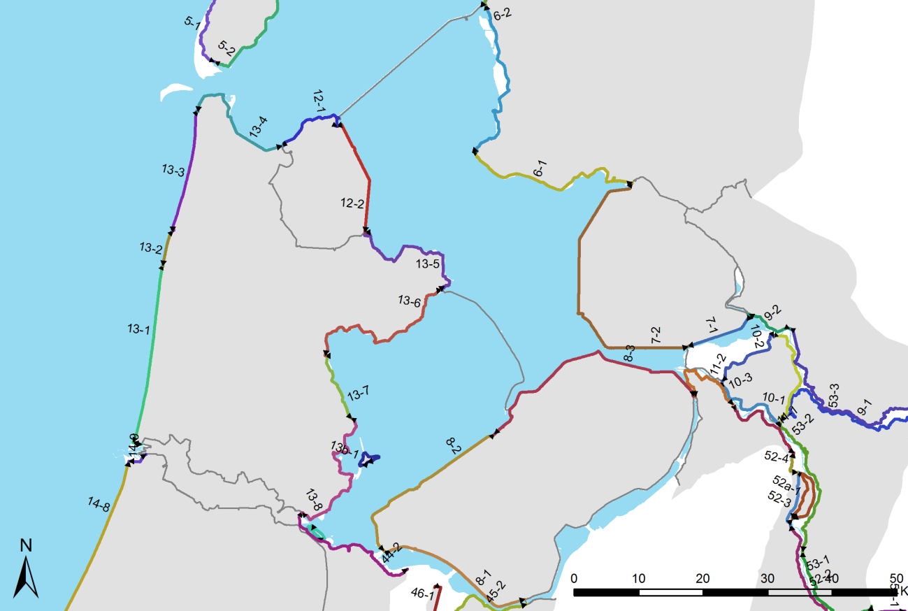 IJsselmeergebied Traject Normspecificatie Uitzoeken 6-1 3.000 Andere normklasse gekozen, gebied is vergelijkbaar met 6-1: nader onderzoek nodig naar exacte verschillen 6-2 1.000/3.000 7-1 3.000 7-2 3.