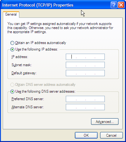 7 Ondersteuning 7.1.2 Een statisch IP-adres toewijzen onder Windows XP Procedure Ga als volgt te werk: 1 Klik in het Windows Start menu op Configuratiescherm.