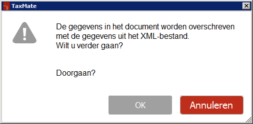 bestand. Let op! Elk document apart in het Biztax-bestand mag niet groter dan 15 MB zijn. Alle documenten moeten opgemaakt zijn in hetzelfde protocol.