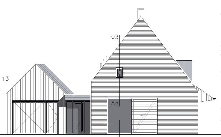 Er werden in 2014 vrie plannen ingediend voor deze locatie voor vrijstaande woningen. Het betrof de nummers 1, 12,14 en 16.