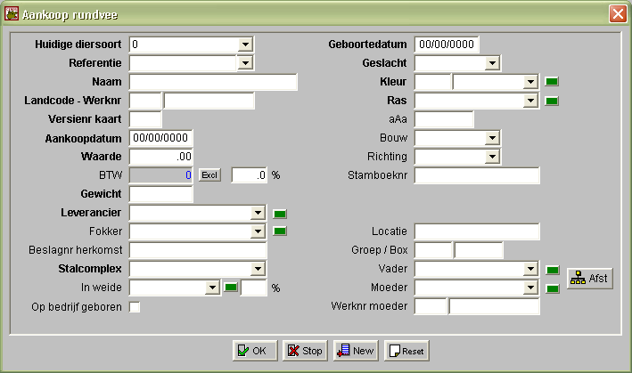 Bij het schrappen van de melkproducties wordt er niet gewerkt op datum maar op lactatie.