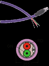 Kabel Type A voor RS485 14 Transmissiesnelheid [Kbit/s] Lengte per segment [m] 9,6; 19,2; 45,45; 93,75 1200 187,5 1000 500 400 1500 200 3000; 6000; 12000 100 De waardes