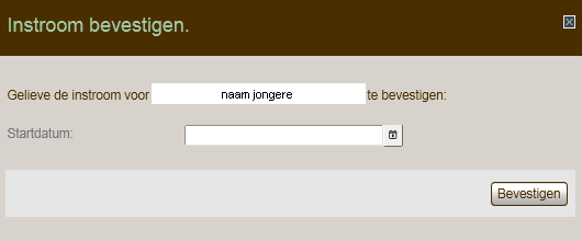 9. 4. 4. De instroomdatum doorgeven aan jeugdhulpregie Als de jongere daadwerkelijk in de voorziening de hulp opstart, moet dit nog doorgegeven worden aan de jeugdhulpregisseurs.