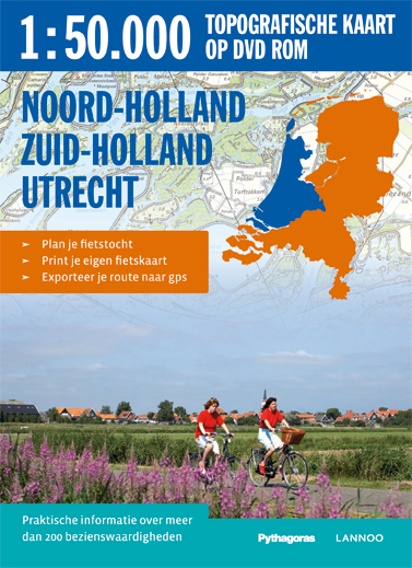 Topografische kaart Noord-Holland -