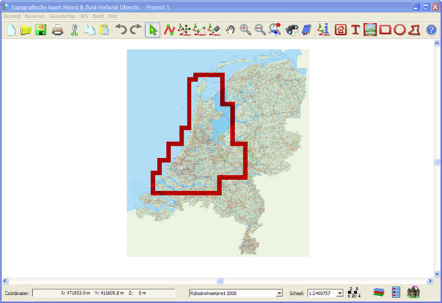 1 Eerste stappen 7 Eerste stappen Na de installatie en de activatie van het programma, bent u klaar om uw eerste route uit te stippelen.